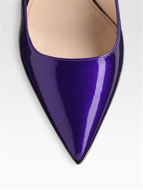 prada pumps purple|Prada pumps and ballerinas.